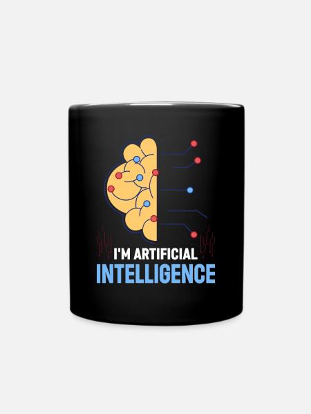 Je suis l’intelligence artificielle - Mug uni - noir
