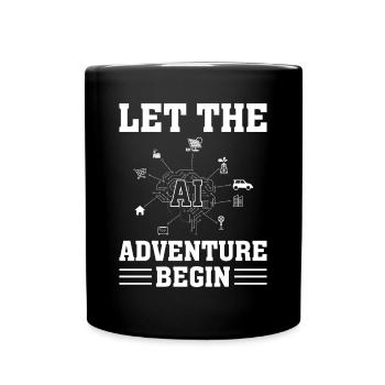 Que l’aventure commence - Ai Artificial Intelligen - Mug uni - noir - Devant