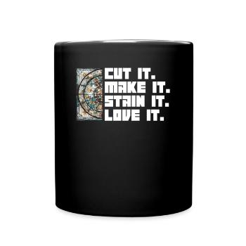 Couper. Produire. Tachez-le. J’adore. - - Mug uni - noir - Devant