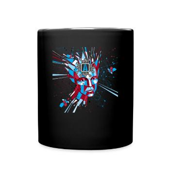 AI Artificial Intelligence Robot AI Robotics - Full Colour Mug - black - Front