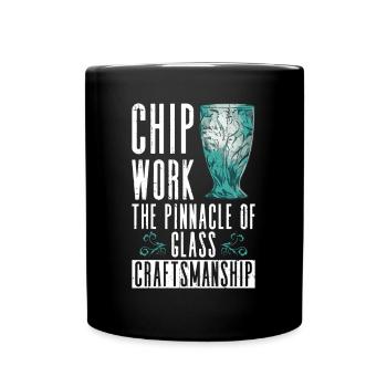Chip Work - Le summum de l’artisanat du verre - Chip - Mug uni - noir - Devant