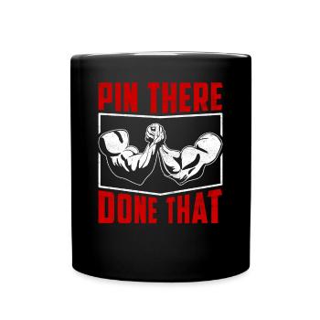 Armdrücken Armdrücker - Tasse einfarbig - Schwarz - Vorne