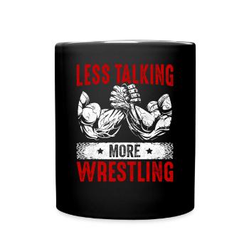 Arm wrestling arm wrestler - Full Colour Mug - black - Front