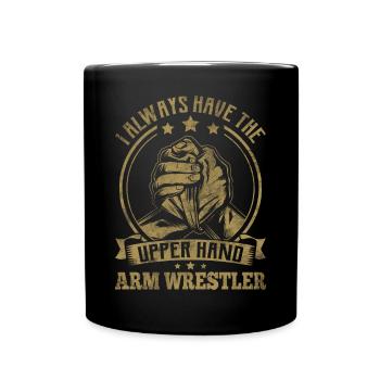 Arm wrestling - Full Colour Mug - black - Front