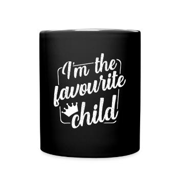 I'm The Favourite Child Funny Siblings Quotes Sonf - Full Colour Mug - black - Front