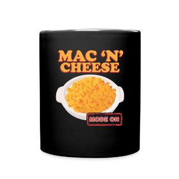 Macaroni and Cheese Mac and Cheese Gift - Full Colour Mug - black - Front
