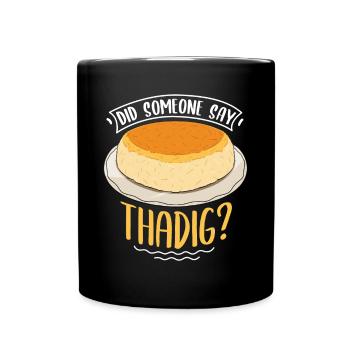 Thadig Food Lover Gifts - Full Colour Mug - black - Front