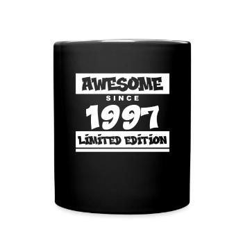 1997 - Jahrgang 1997 - Fantastisch seit 1997 - Tasse einfarbig - Schwarz - Vorne