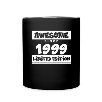 1999 - Jahrgang 1999 - Fantastisch seit 1999 - Tasse einfarbig - Schwarz - Vorne