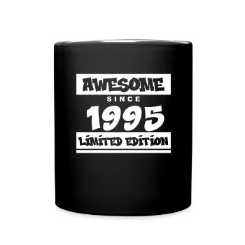 1995 - Jahrgang 1995 - Fantastisch seit 1995 - Tasse einfarbig - Schwarz - Vorne