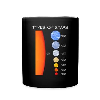 Classification des étoiles - Mug uni - noir - Devant