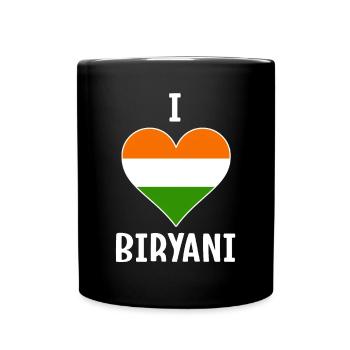 Indisches Essen, Feinschmecker, Biryani-liebhaber, - Tasse einfarbig - Schwarz - Vorne