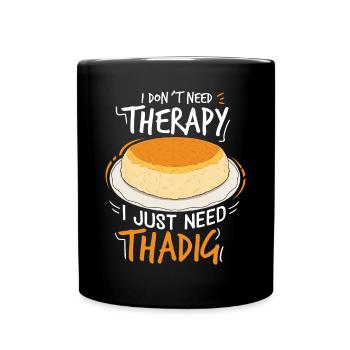 Thadig Food Lover Gifts - Full Colour Mug - black - Front