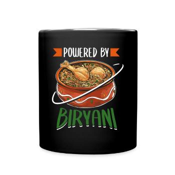 Indisches Essen Feinschmecker, Biryani, Liebhaber, - Tasse einfarbig - Schwarz - Vorne