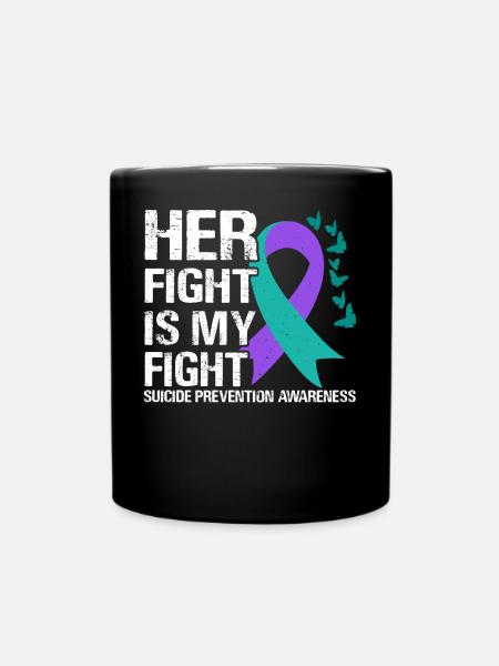 Suicide Prenvention Awareness Suizidprävention - Mug uni - noir