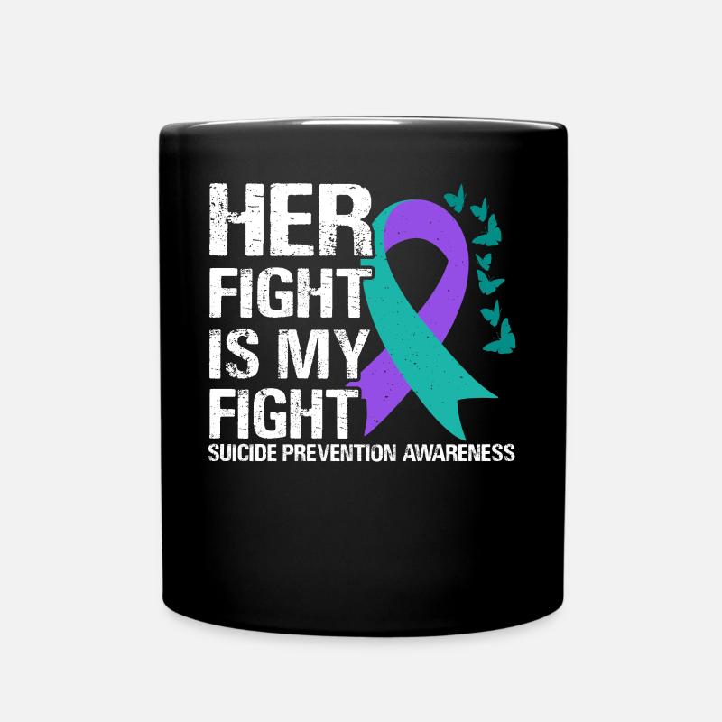 Suicide Prenvention Awareness Suizidprävention - Mug uni - noir