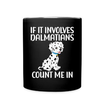 Gifts for Dalmatian Lovers - Tasse einfarbig - Schwarz - Vorne