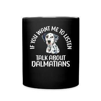 Gifts for Dalmatian Lovers - Tasse einfarbig - Schwarz - Vorne