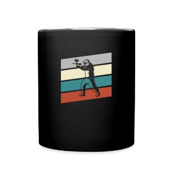 Paintball Rétro - Mug uni - noir - Devant