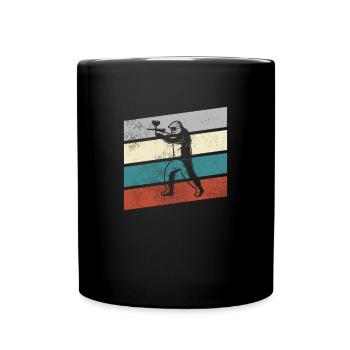 Paintball Rétro - Mug uni - noir - Devant