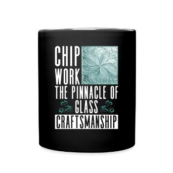 Chip Work - Le summum de l’artisanat du verre - Chip - Mug uni - noir - Devant
