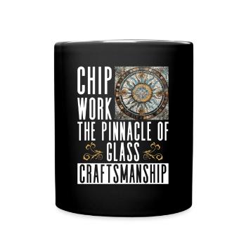 Chip Work - Le summum de l’artisanat du verre - Chip - Mug uni - noir - Devant
