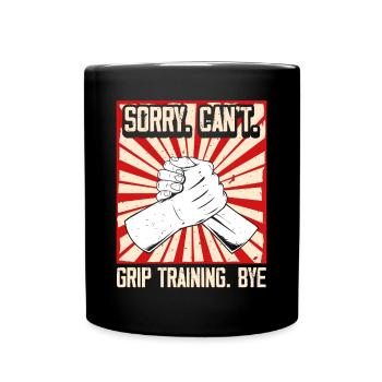 Arm wrestling arm wrestler - Full Colour Mug - black - Front
