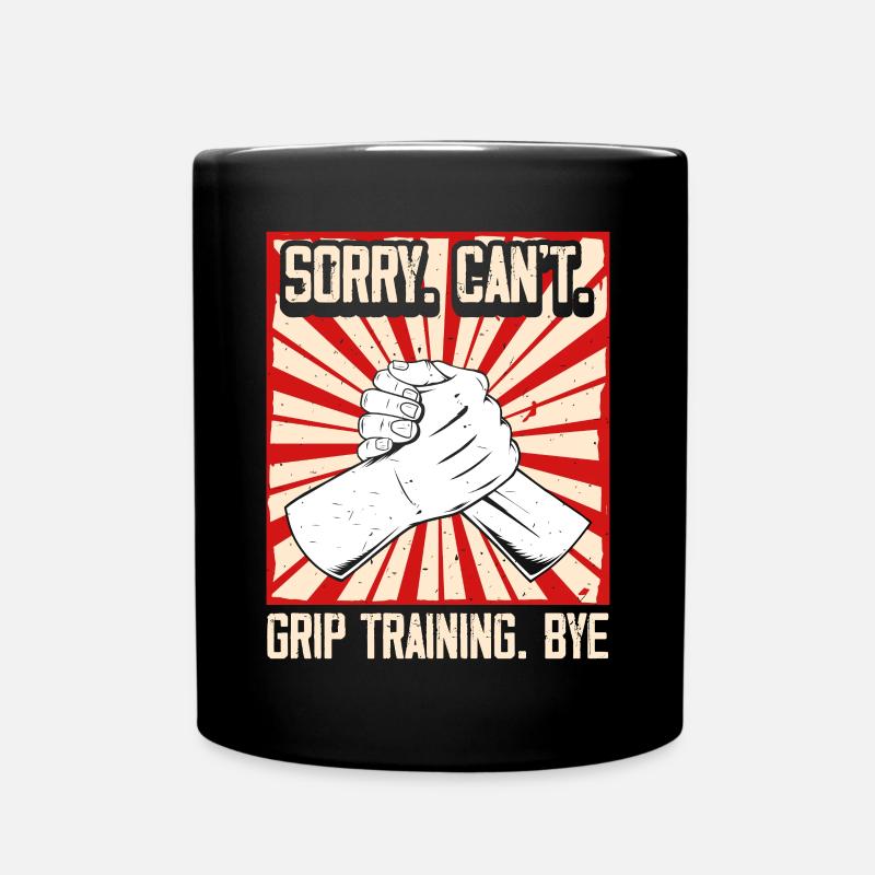 Armdrücken Armdrücker - Tasse einfarbig - Schwarz