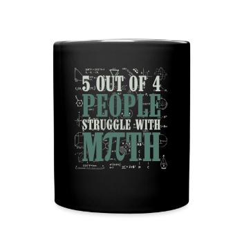 Software Developer Dad - Software Programmer - Full Colour Mug - black - Front