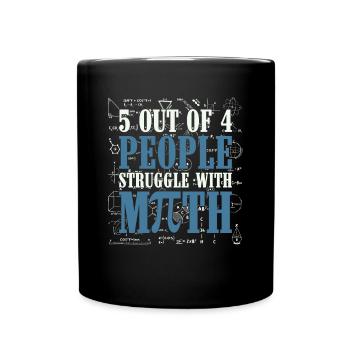 Software Developer Dad - Software Programmer - Full Colour Mug - black - Front
