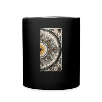 Vitrail - Chip Work Glass Artist - Mug uni - noir - Devant
