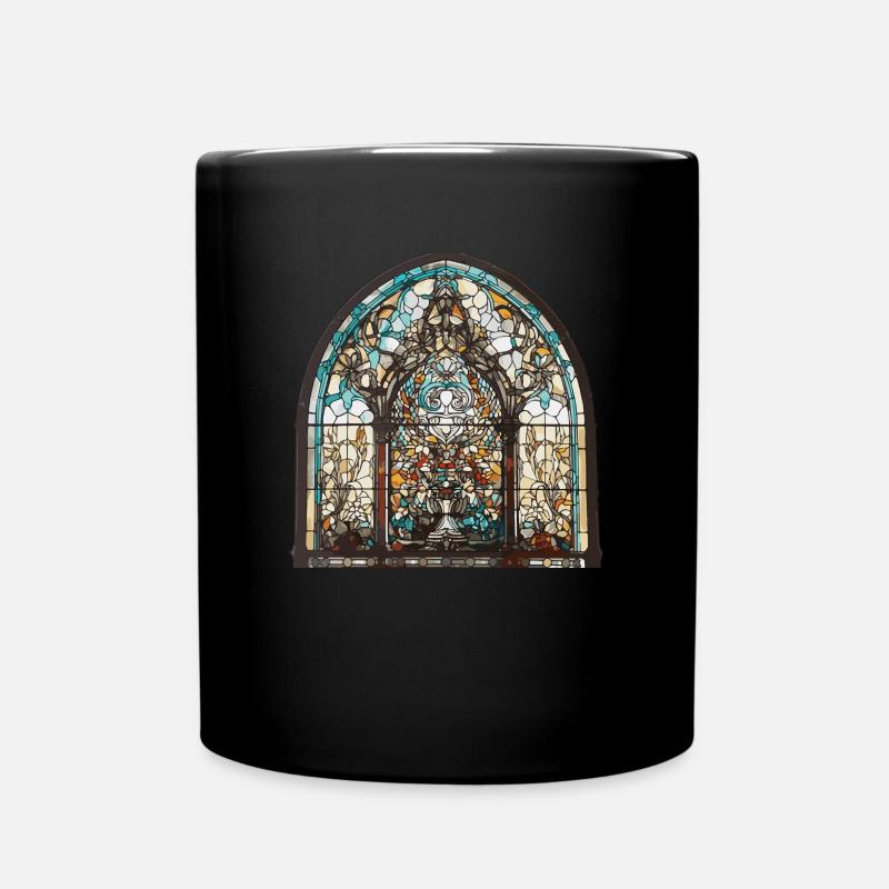 Vitrail - Vitrail Artiste - Mug uni - noir
