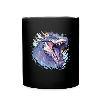 Dinosaur - Full Colour Mug - black - Front