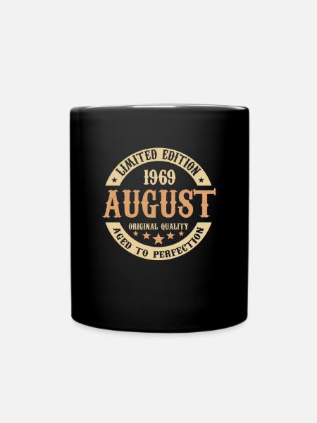 Août 1969 Cadeau d’anniversaire vintage - Mug uni - noir