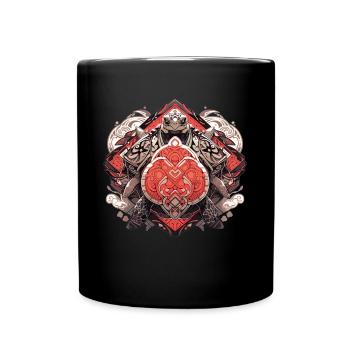 Turtle - Full Colour Mug - black - Front