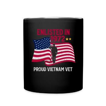 Vétéran du Vietnam - Mug uni - noir - Devant
