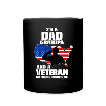 Vétéran du Vietnam - Mug uni - noir - Devant