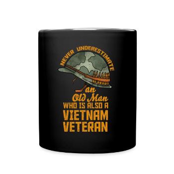 Vétéran du Vietnam - Mug uni - noir - Devant
