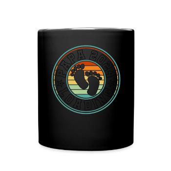 Father-to-be - Dad 2024 loading - Full Colour Mug - black - Front