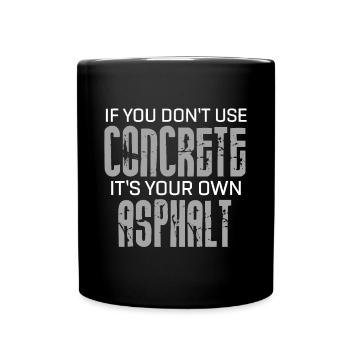 Nana des Geburtstagskindes Bauarbeiters Bdayt - Tasse einfarbig - Schwarz - Vorne