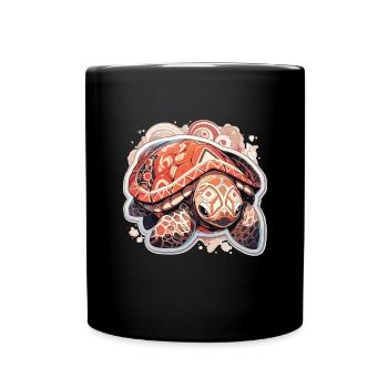 Turtle - Full Colour Mug - black - Front