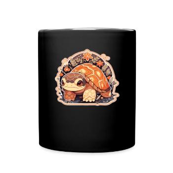 Turtle - Full Colour Mug - black - Front