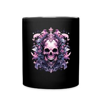 Skull Skull Skulls Skull Skeleton - Full Colour Mug - black - Front