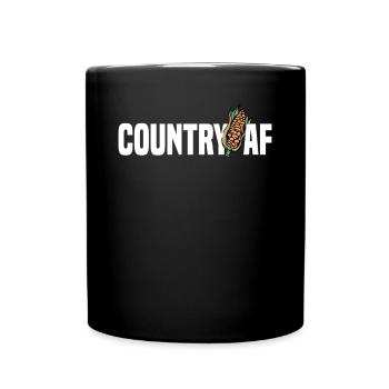 Farmer Farmer Grain Farmer Farm Country Egg - Full Colour Mug - black - Front