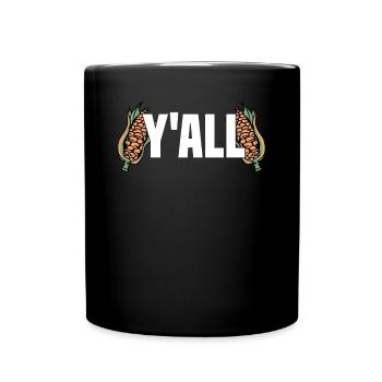 Farmer Farmer Grain Farmer Farm Country Egg Seed - Full Colour Mug - black - Front