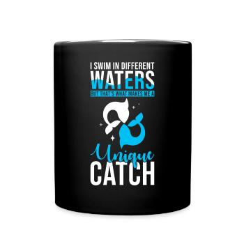 Fische Sternzeichen Astrologie Horoskop - Tasse einfarbig - Schwarz - Vorne