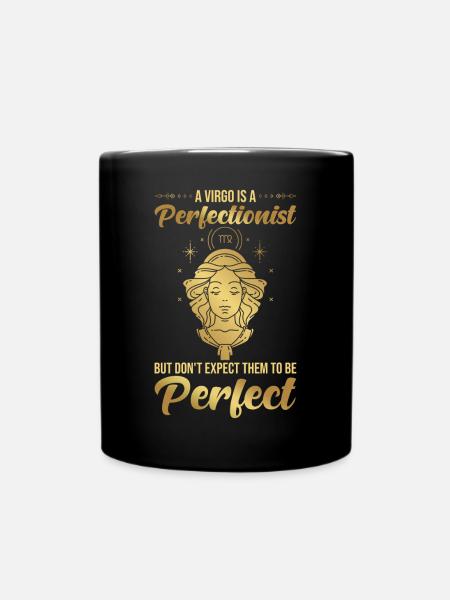 Horoscope astrologique du zodiaque de la Vierge Vierge - Mug uni - noir