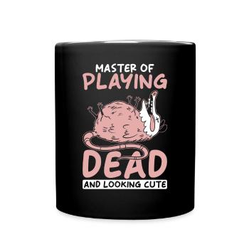 Opossum Saying - Full Colour Mug - black - Front