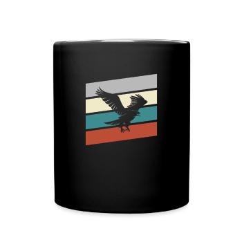 Adler Retro - Full Colour Mug - black - Front