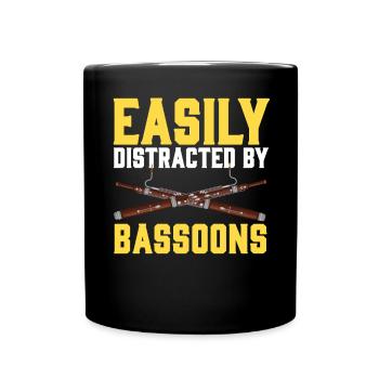Bassoonist - Full Colour Mug - black - Front